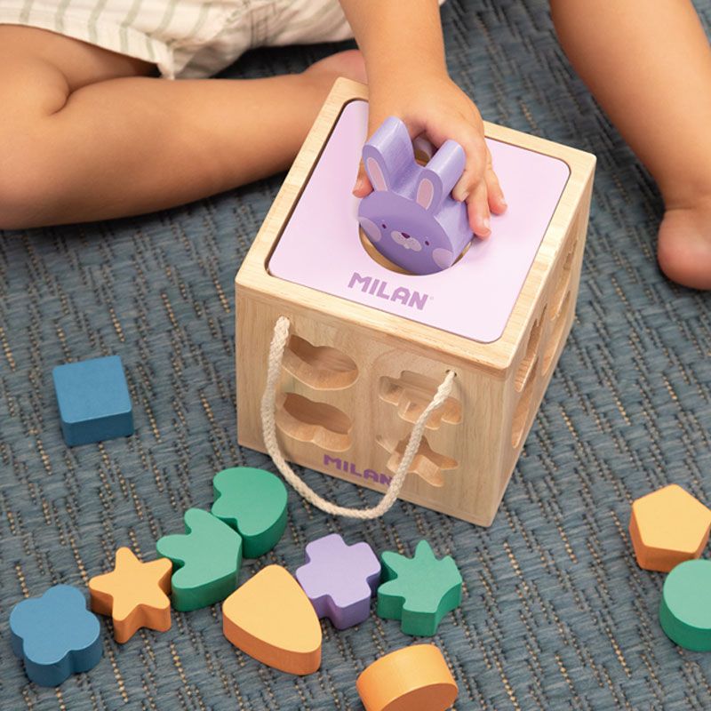 JUEGO DIDACTICO MILAN DE MADERA MODELO RABBIT